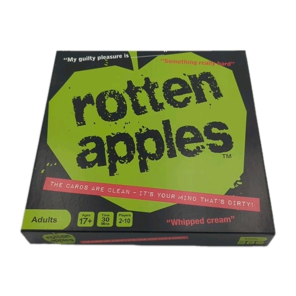 Rotten Apples The Tasteless Adult Party Card Game 2014 Complete Ages 17+‎